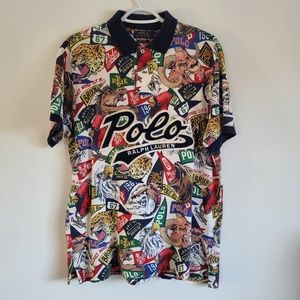 RALPH LAUREN MENS POLO ALL OVER PRINT